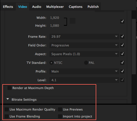 Understanding Render Options In Adobe Premiere Pro Blog Digital Rebellion